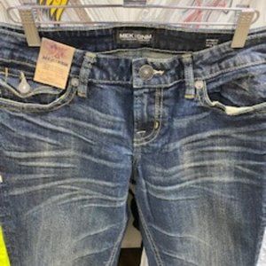 MEK DNM Women's Slim Bootcut Jeans